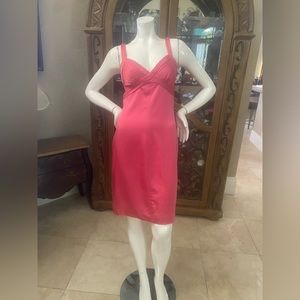 BCBGMaxazria Pink Sleeveless Body Contouring Dress Sz 4